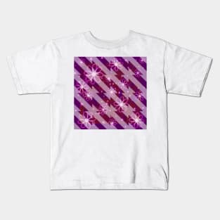 Daisies and Diagonals Kids T-Shirt